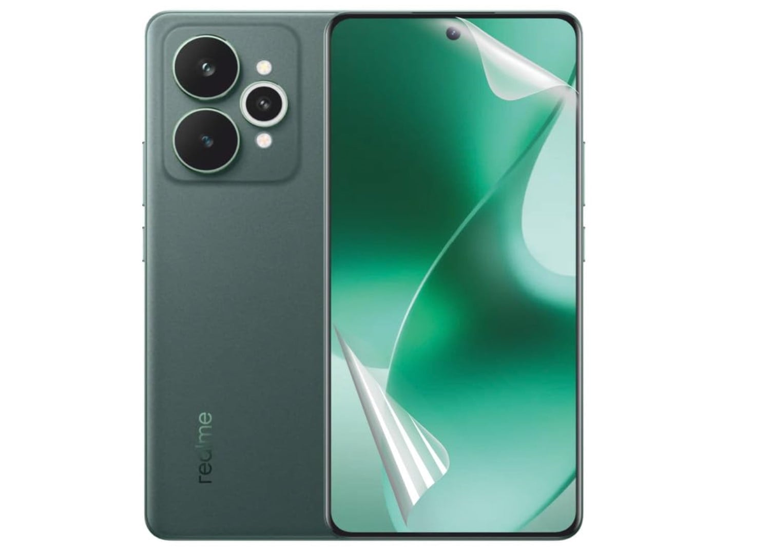 Picture of 3in1 Protector Combo Pack for Realme 15 Pro 5G (Front Hydrogel Screen Protector Poly+Back Hydrogel Poly Protector+Camera Lens Protector)