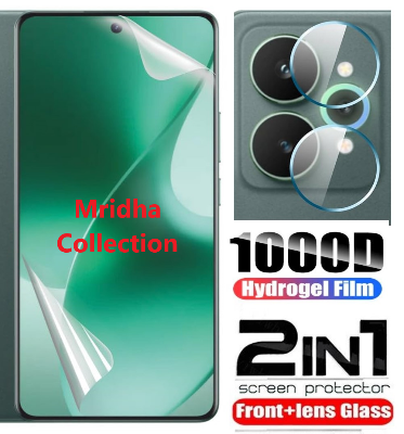 Picture of 2in1 Protector Combo Pack for Realme 15 5G (Front Hydrogel Screen Protector Poly+Camera Lens Protector)