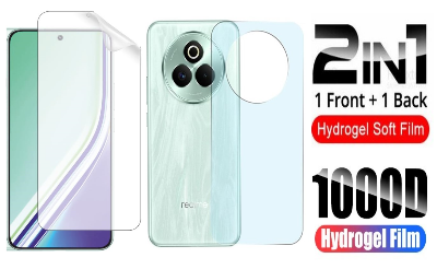 Picture of 2in1 Protector Combo Pack for Realme P3 Pro 5G (Front Hydrogel Protector Poly+Back Hydrogel Protector Poly)