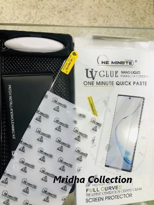 Picture of Xiaomi Civi 4 Pro (A+ GRADE) Premium UV Tempered Glass Screen Protector Curved with Liquid Glue and UV Light -Transparent Clear