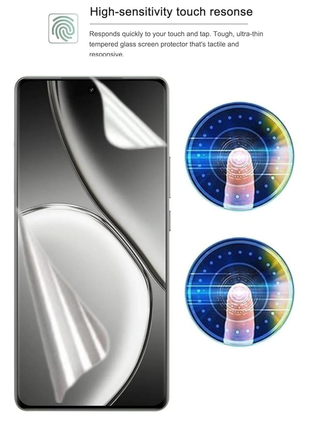 Picture of Xiaomi Civi 4 Pro (4 Layers) TPU Hydrogel Machine Cutting Screen Protector Film High Definition (Front Poly)