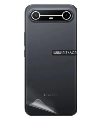Picture of Tecno Pova Slim (4 Layers) TPU Hydrogel Machine Cutting Screen Protector Film High Definition (Back Poly)