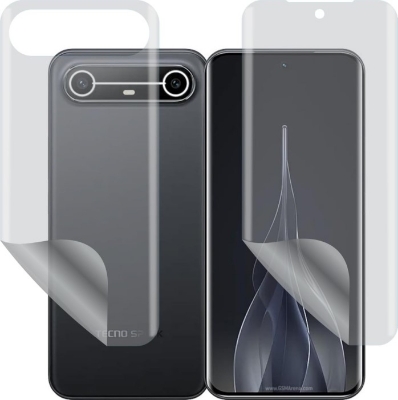 Picture of 2in1 Protector Combo Pack for Tecno Spark Slim (Front Hydrogel Protector Poly+Back Hydrogel Protector Poly)