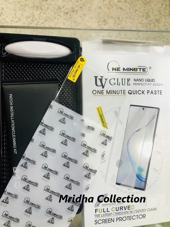 Picture of Xiaomi Redmi Note 15 5G (A+ GRADE) Premium UV Tempered Glass Screen Protector Curved with Liquid Glue and UV Light -Transparent Clear