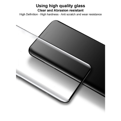 Picture of Xiaomi Redmi Note 15 4G Full Glue 9D Curved Tempered Glass Screen Protector Edge to Edge Fit Protection Tempered Glass (Black)