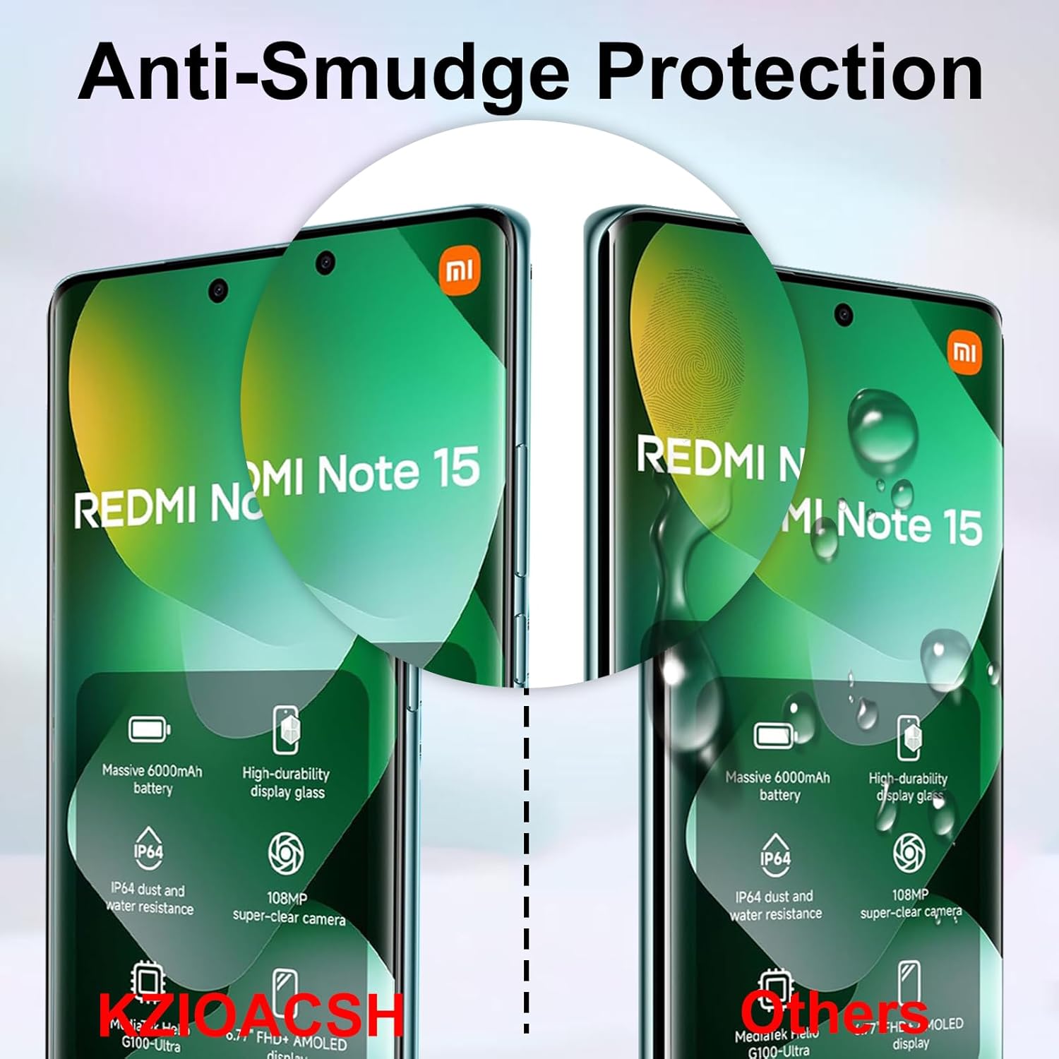 Picture of Xiaomi Redmi Note 15 Pro+ / Xiaomi Redmi Note 15 Pro Plus (4 Layers) TPU Hydrogel Machine Cutting Screen Protector Film High Definition (Front Poly)