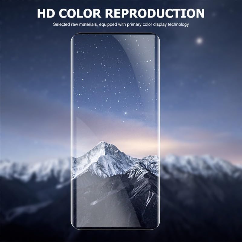 Picture of Xiaomi Redmi Note 15 Pro+ / Xiaomi Redmi Note 15 Pro Plus Full Glue 9D Curved Tempered Glass Screen Protector Edge to Edge Fit Protection Tempered Glass (Black)