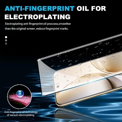 Picture of Xiaomi Redmi Note 15 Pro+ / Xiaomi Redmi Note 15 Pro Plus Full Glue 9D Curved Tempered Glass Screen Protector Edge to Edge Fit Protection Tempered Glass (Black)