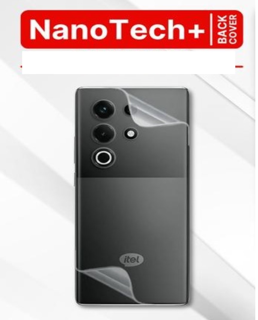 Picture of 3in1 Protector Combo Pack for itel Super 26 Ultra (Front Hydrogel Screen Protector Poly + Back Hydrogel Poly Protector + Camera Lens Protector)
