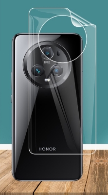 Picture of Honor Magic5 Pro (4 Layers) TPU Hydrogel Machine Cutting Screen Protector Film High Definition (Back Poly)