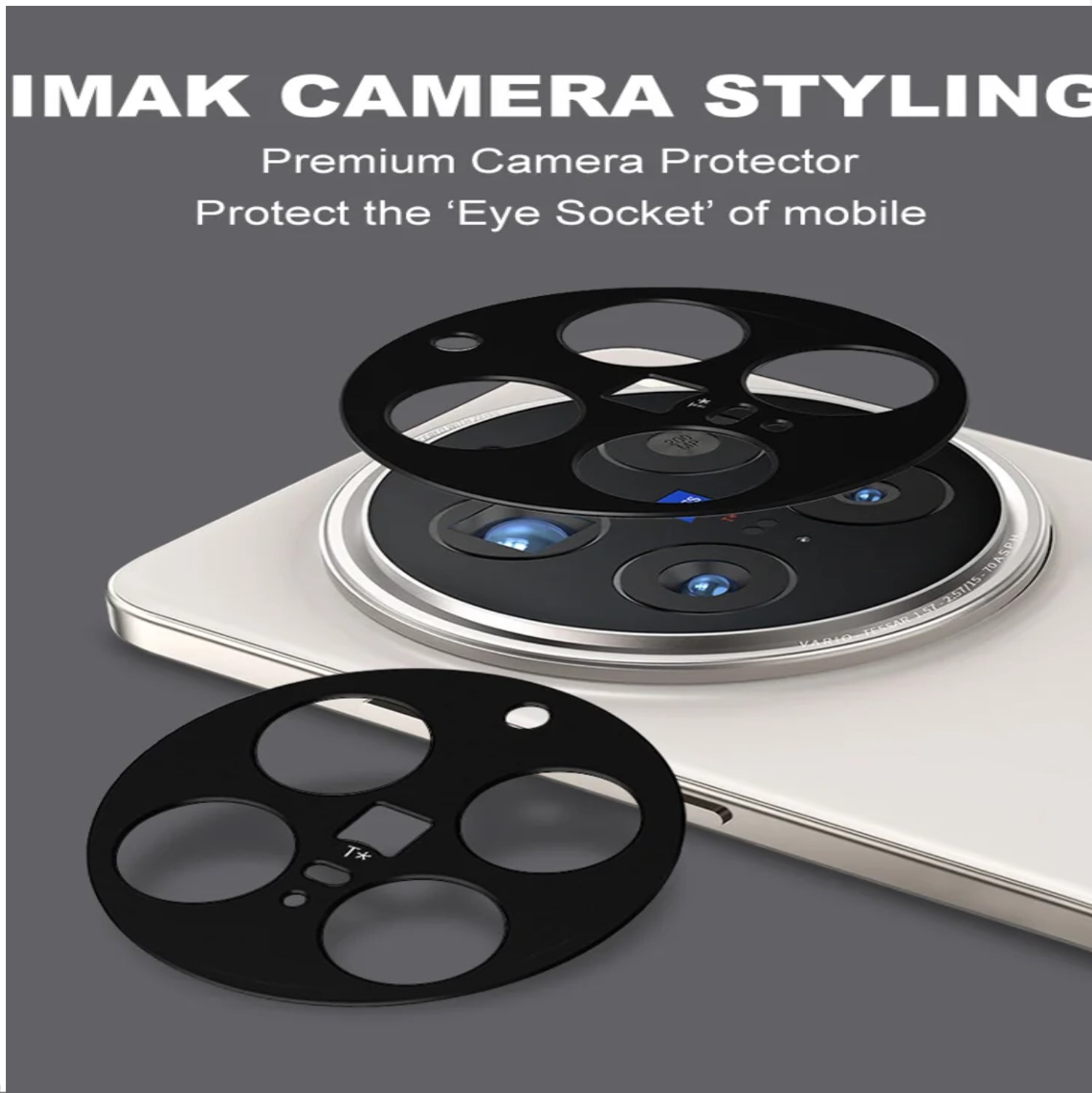 Picture of vivo X200 Back 9H Full Camera Lens Protector Rear 9H 3D Camera Lens Protector,Upgraded HD,Clear Scratch Resistant [With Photo Friendly Flash Cut]