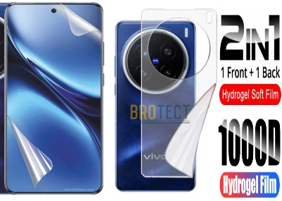 Picture of 2in1 Protector Combo Pack for vivo X200 (Front Hydrogel Protector Poly + Back Hydrogel Protector Poly)
