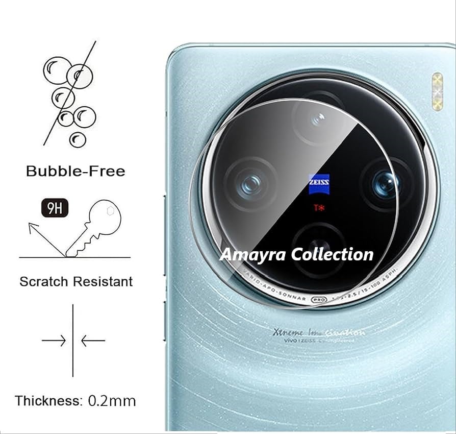 Picture of vivo X200 Back Camera Lens Screen Protector Rear Camera Lens Screen Protector,Upgraded HD,Clear Scratch Resistant(Nano Poly)
