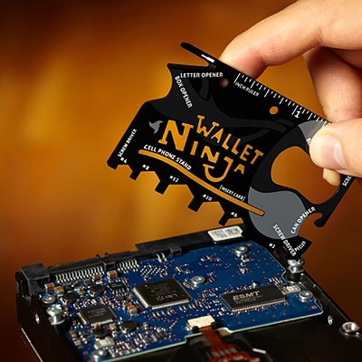 Picture of Wallet Ninja- 18 in 1 Multi Functional Ninja Wallet Pocket Tools