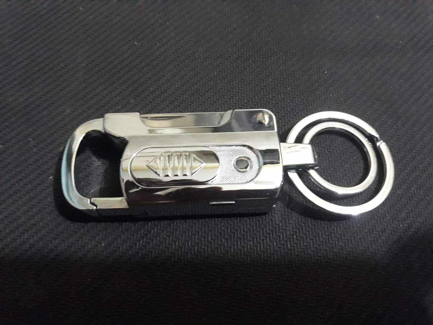 Picture of Portable Metal Keychain Bottle Opener Lighter Multi - Function Key Ring Outdoor Waterproof Tool Multicolor