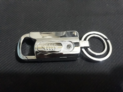 Picture of Portable Metal Keychain Bottle Opener Lighter Multi - Function Key Ring Outdoor Waterproof Tool Multicolor