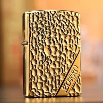 Picture of ZORRO Ultimate justic Bress Gold Color Zoppo Dot Dot Model Lighter