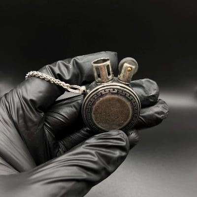 Picture of New Classic Vintage Pocket Fluid Lighter Mini Portable Metal Unusual Collection