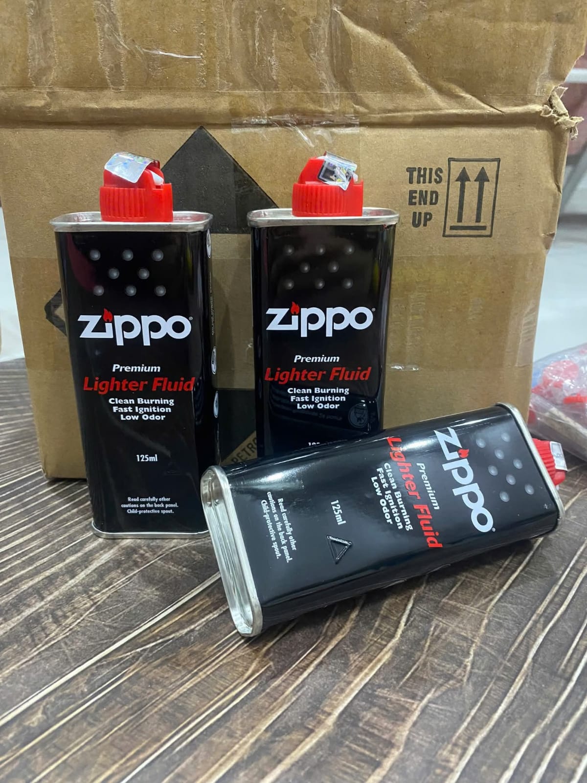 Picture of Zippo Cigarette Genuine Lighter Premium FLUID Fuel Petrol Refill 125ml (USA)