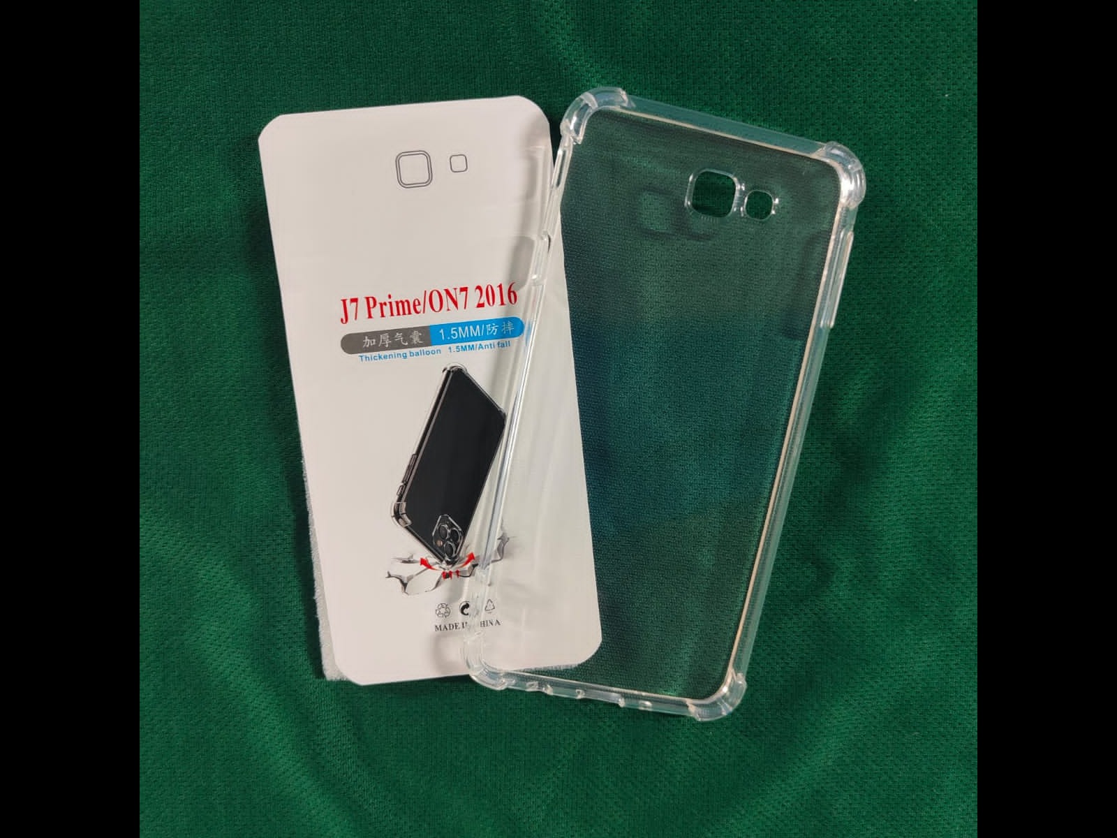 Picture of transparent back cover for samsung j7 prime