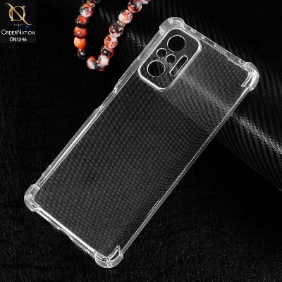 Picture of Xiaomi Redmi Note 10 pro /note 10 pro max ShockProof Airbag Anti-Burst Scratch Proof Transparent TPU Mobile Back Case
