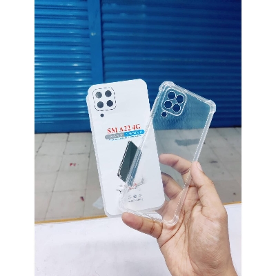 Picture of transparent back cover for samsung a22 4g
