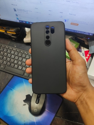 Picture of for redmi note 8 pro  selicon matt back cover