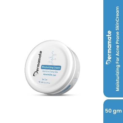 Picture of Dermamate Moisturizing Cream for Acne Prone Skin 50gm 