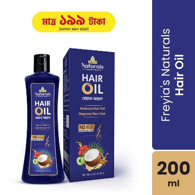 Picture of Freyias Naturals Hair Oil 200 ml (Short Expiry: May 2026) 