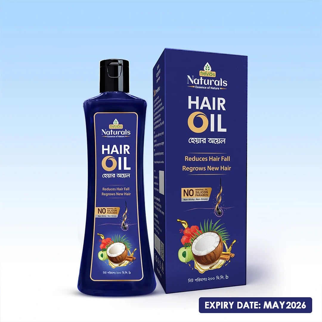 Picture of Freyias Naturals Hair Oil 200 ml (Short Expiry: May 2026) 