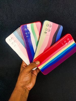 Picture of Rainbow Back Cover For Oppo A54 4G - Phone Back Cover (Back Case Cover For Smartphone)