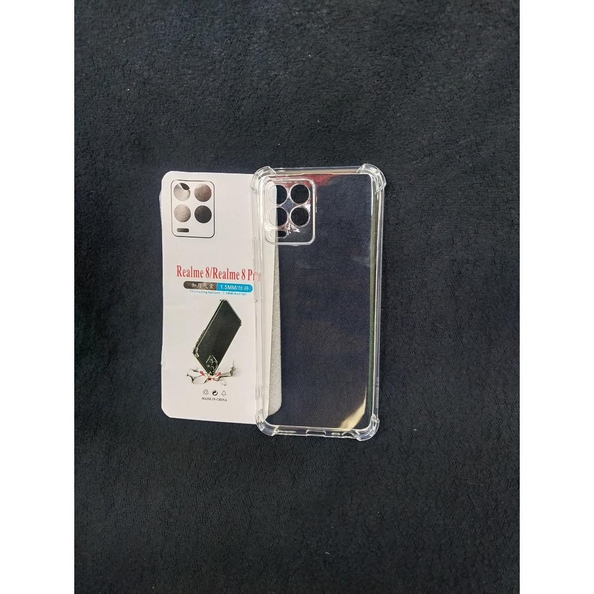 Picture of transparent back cover for realme 8pro 4g