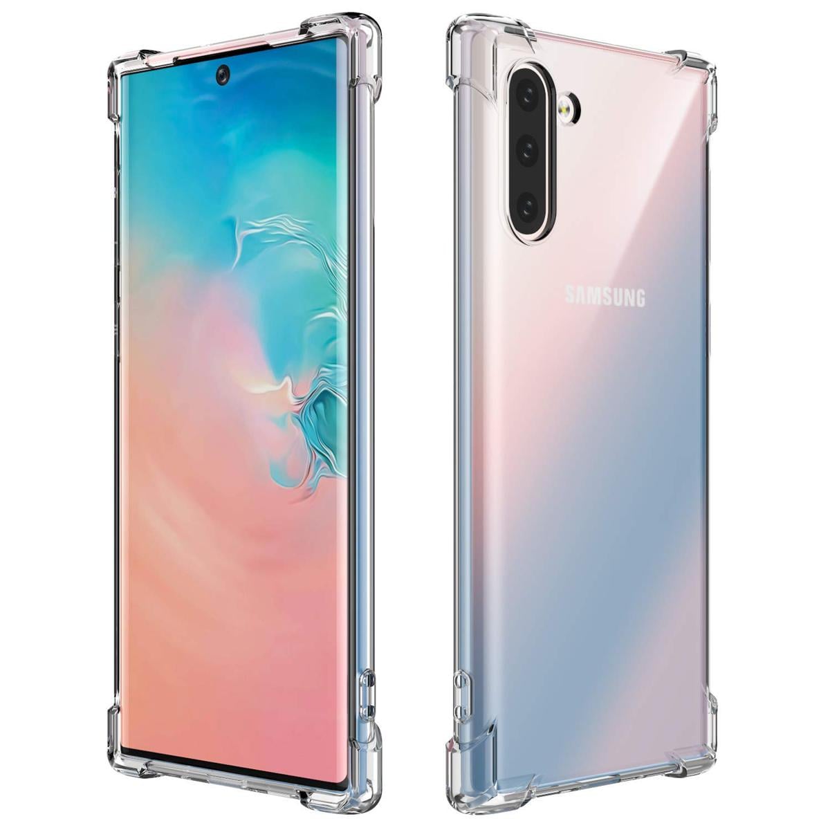 Picture of transparent back cover for samsung note 10plus