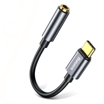 Picture of Baseus Type - C To 3.5Mm Jack Audio Aux Headphone Otg Adapter For Type C Smartphone - Type C Cable