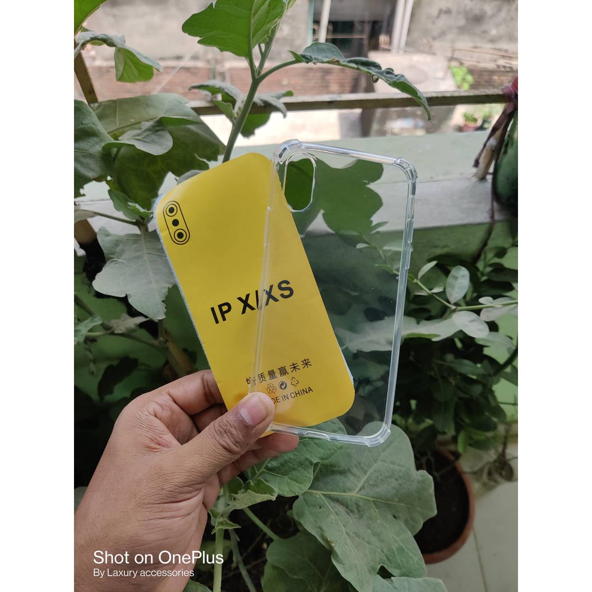 Picture of transparent back cover for i.phone x / xs