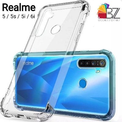Picture of transparent back cover for realme 5i / 6i
