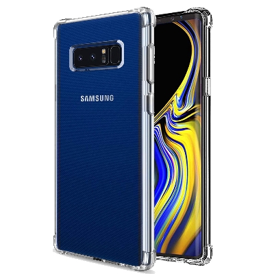Picture of transparent back cover for samsung note 8