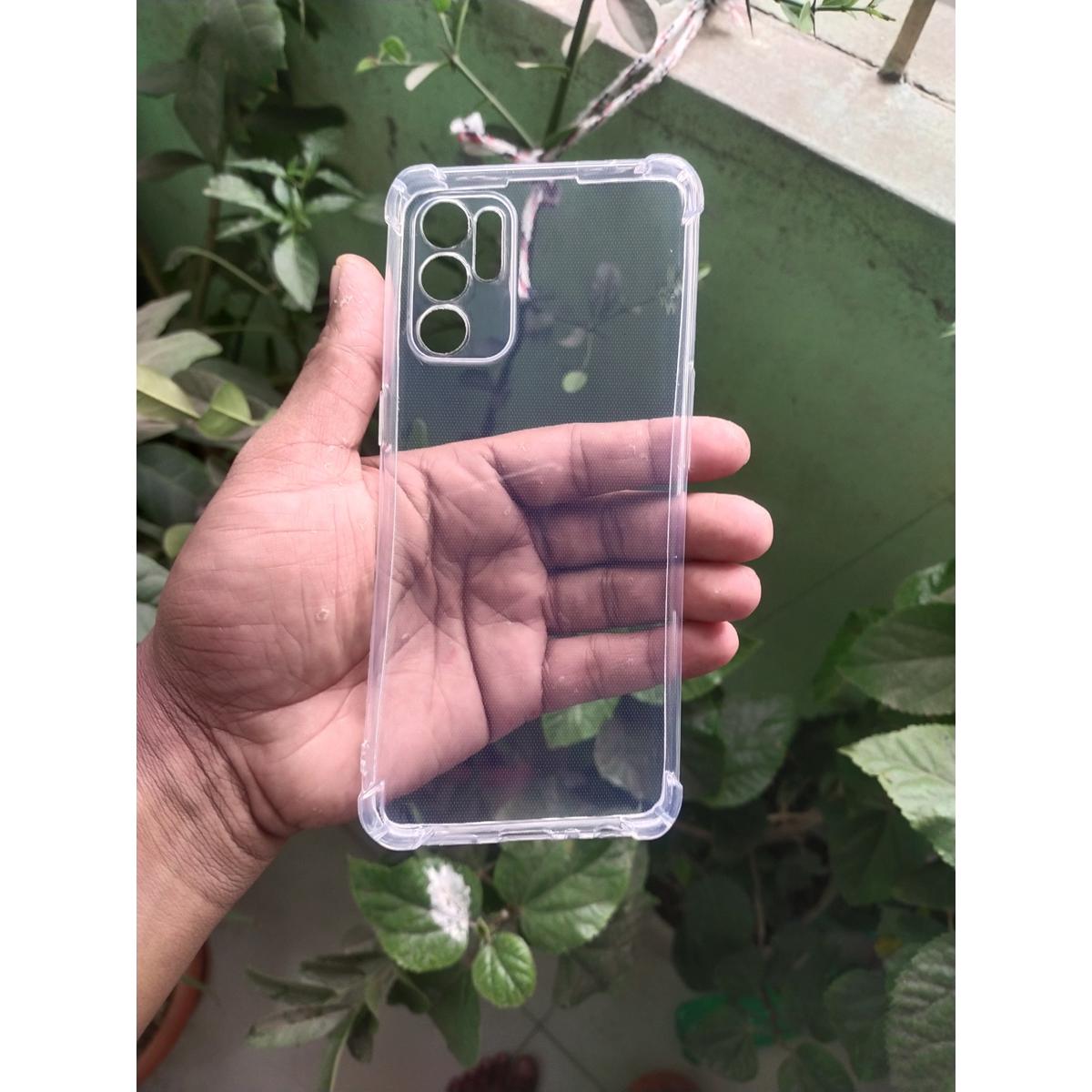 Picture of transparent back cover for oppo reno 6 4g