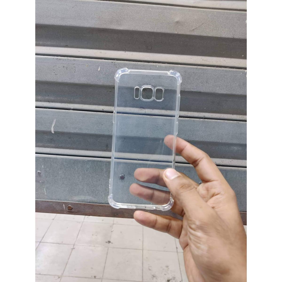 Picture of transparent back cover for samsung galaxy s8