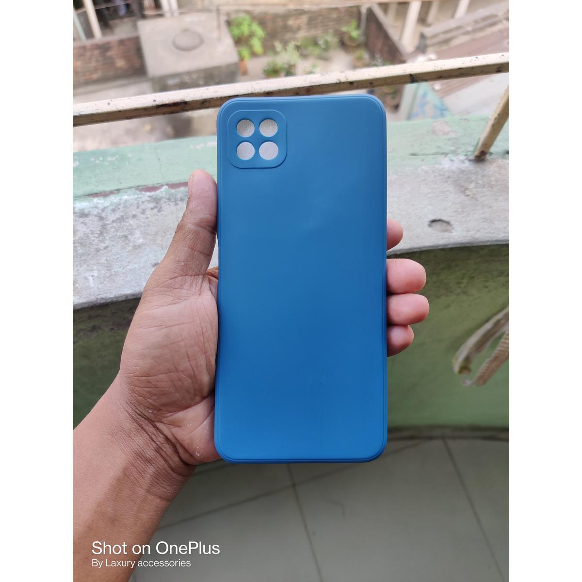 Picture of selicon back cover for samsung galaxy a22 5g