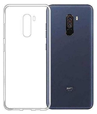 Picture of clear transparent back cover for poco f1