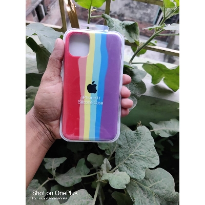 Picture of Iphone 11 এর জন্য বিলাসবহুল রেইনবো কেস (Back Case Cover For Smartphone)