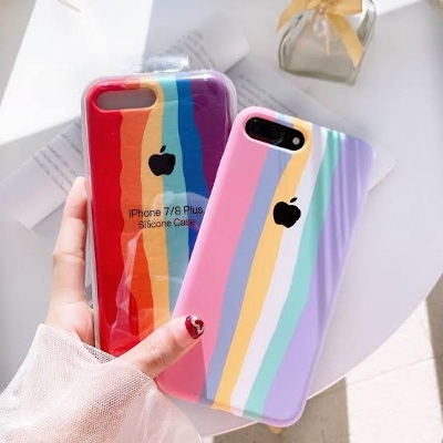 Picture of luxury rainbow back cover for iphone 7 plus / 8 plus