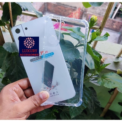 Picture of clear transparent back cover for samsung galaxy s22 plus