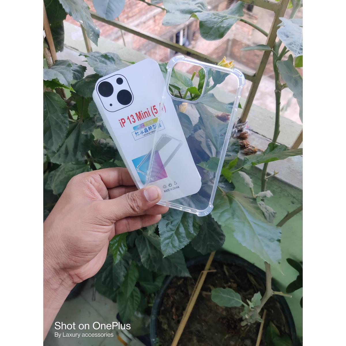 Picture of clear transparent back cover for i.phone 13 mini