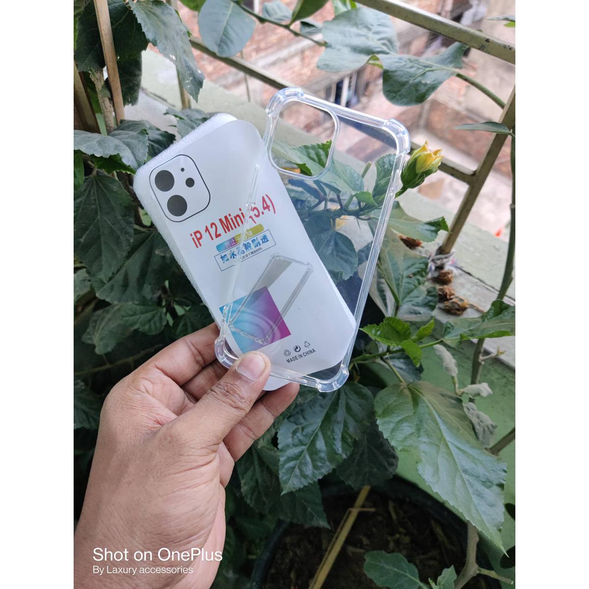 Picture of clear transparent back cover for i.phone 12 mini