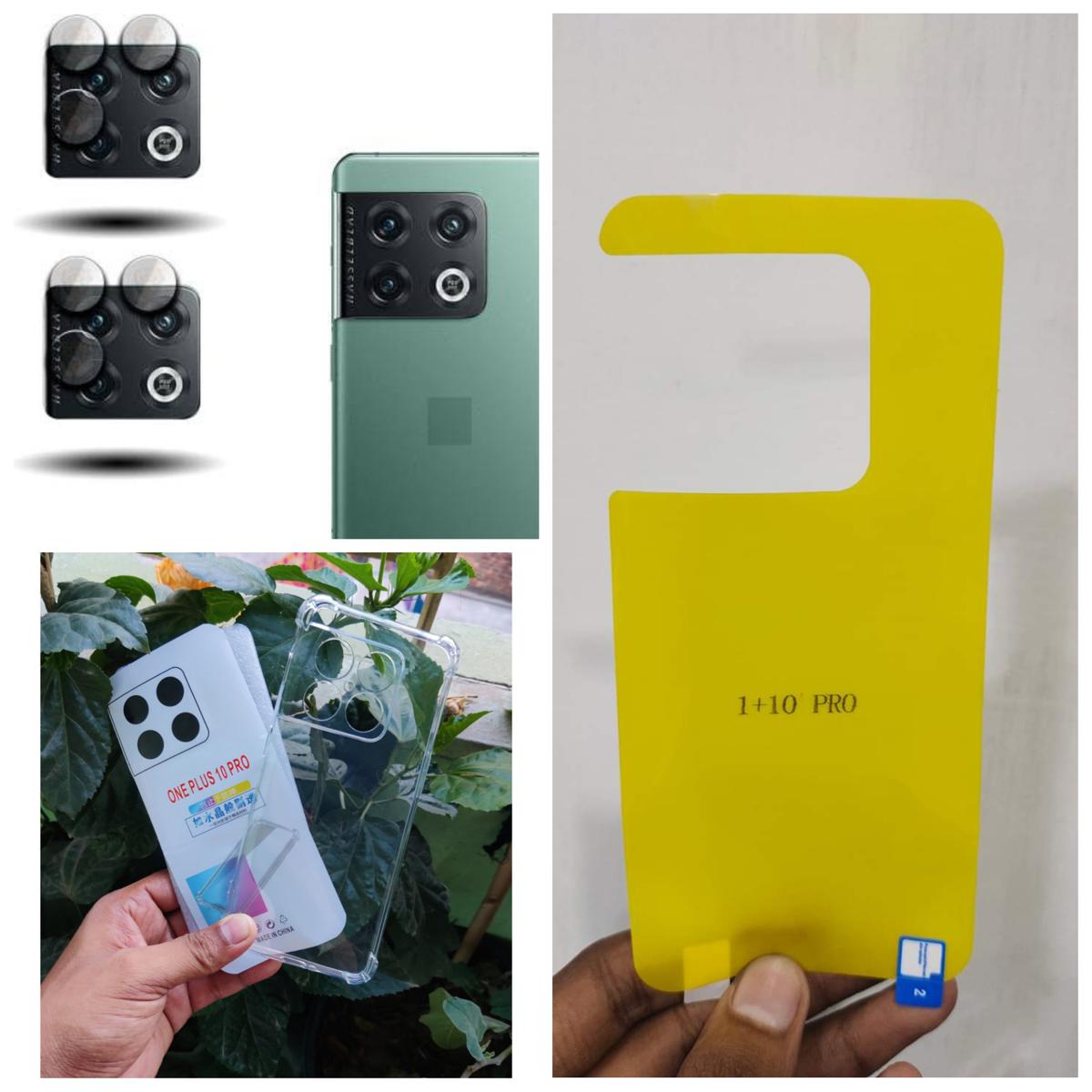 Picture of for one plus 10 pro ( 3-in-1) combo pack (BACK COVER+CAMERA LENS PROTECTOR+BACK POLY)