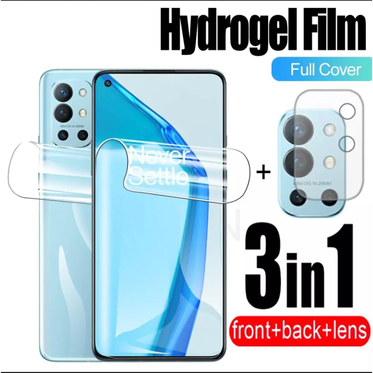 Picture of for one plus 9r (3-in-1) combo pack (back poly +camera lens protector +screen protector)