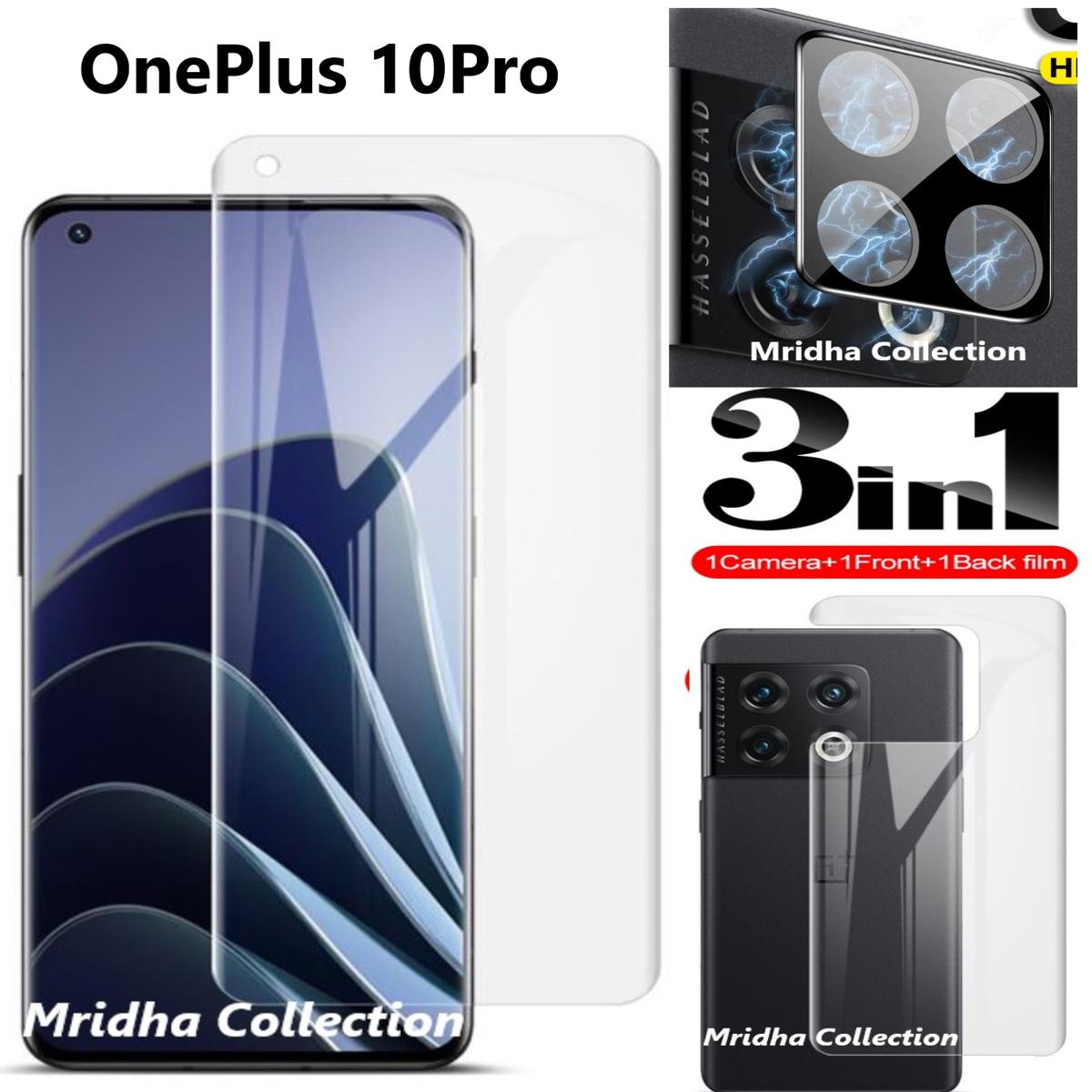 Picture of one plus 10 pro (3-in-1) combo pack (back poly+camera lens protector+ screen protector)