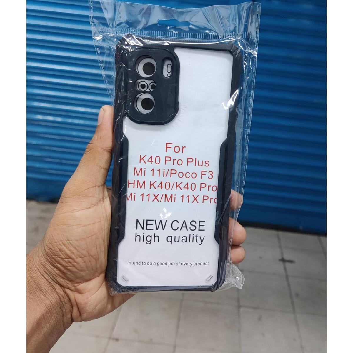 Picture of FOR  REDMI MI 11X / K40 / POCO F3 / K40 PRO Transparent Silica Gel Matte Shockproof Airbag Bumper Camera Lens Protection Thin Cover Phone Casing